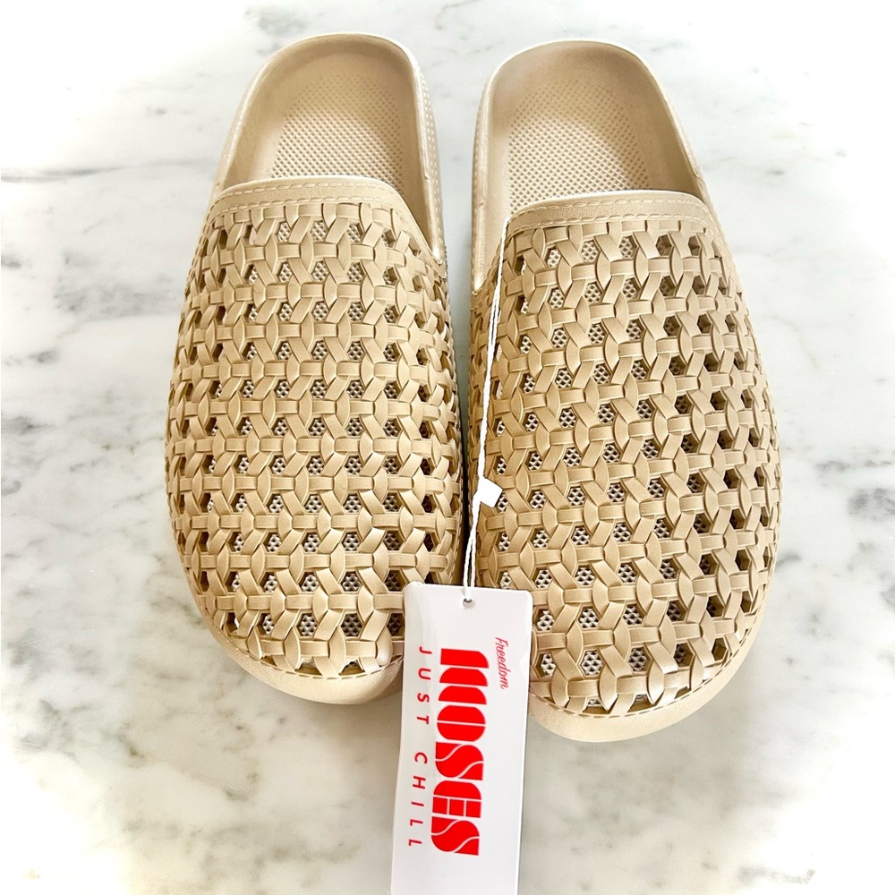 Freedom Moses Men’s Slides Mules Clogs- Kieff Sands -New